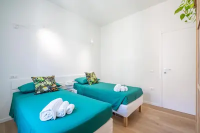Letto o letti in una camera di Green Escape
