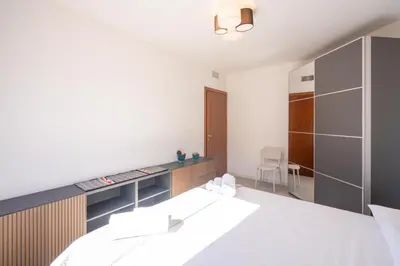Letto o letti in una camera di Tristani Apt