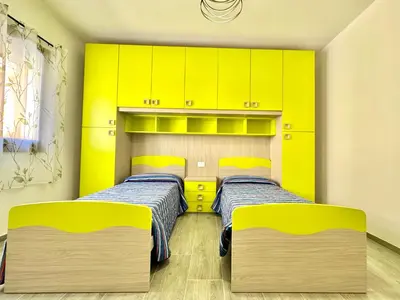 Letto o letti in una camera di Mediterranean Apartment Deluxe