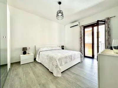 Letto o letti in una camera di Mediterranean Apartment Deluxe