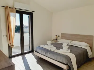 Letto o letti in una camera di Mariposa
