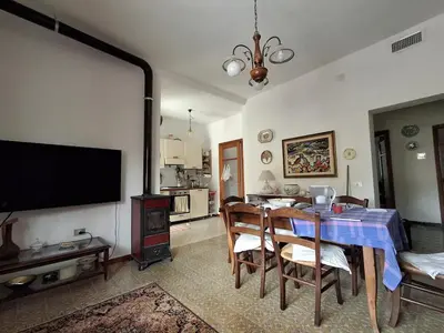 TV o dispositivi per l'intrattenimento presso House with the terrace and the garden