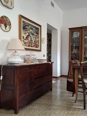 Planimetria di House with the terrace and the garden