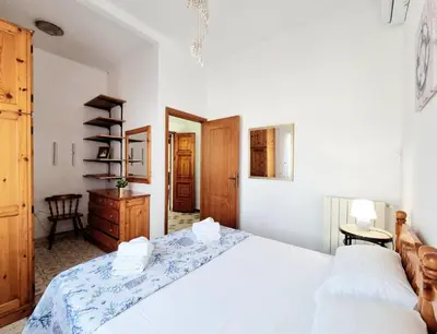 Letto o letti in una camera di Villa Giusy