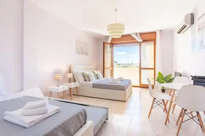Area soggiorno di Residenze Su Planu