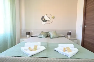 Letto o letti in una camera di Camere da Angelo