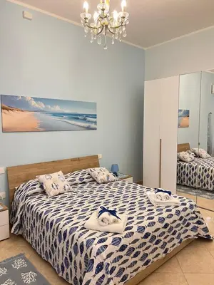 Letto o letti in una camera di Aurora House