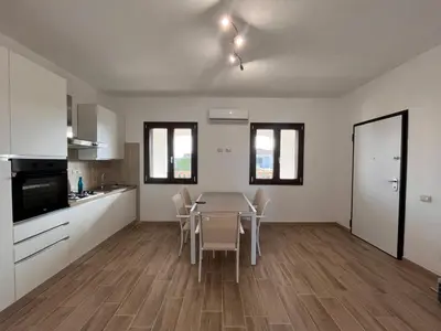 Cucina o angolo cottura di Casa Chiara Porto Columbu