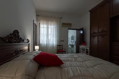 Letto o letti in una camera di Pala Cerbu