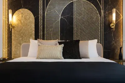Letto o letti in una camera di VillaNoa Luxury Stay