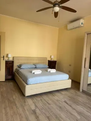 Letto o letti in una camera di Sunset Home Poetto