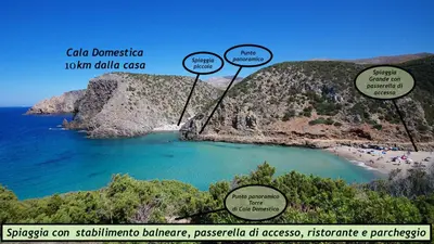Paesaggio naturale nelle vicinanze della villa