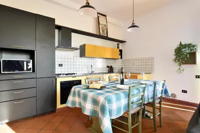 Cucina o angolo cottura di Giardino Vista Mare