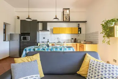 Cucina o angolo cottura di Giardino Vista Mare