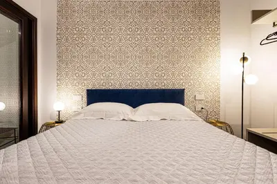 Letto o letti in una camera di Domo Efis