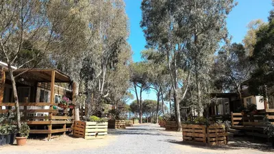 Giardino di Camping Village Flumendosa