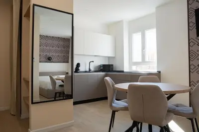 Cucina o angolo cottura di Iglesias Centro Apartments In Sardinia