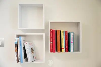 Biblioteca nell'appartamento