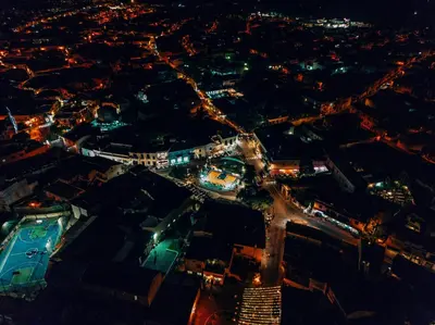 Vista aerea di Domu Nova