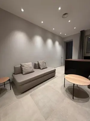 Area soggiorno di Leopoldo Suites