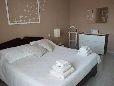 Letto o letti in una camera di A Ca' du Purpu