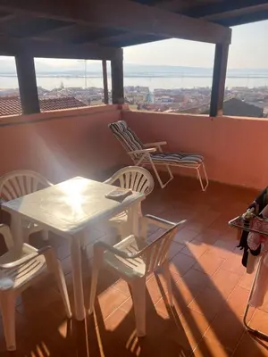 Area soggiorno di Vista mare a Sant'Antioco
