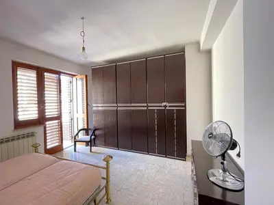 Letto o letti in una camera di Vista mare a Sant'Antioco