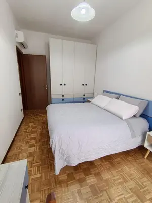 Letto o letti in una camera di Da Simona