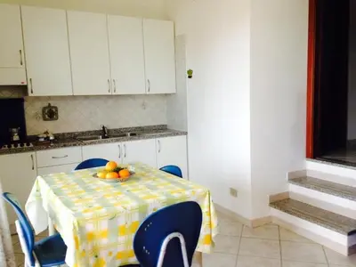 Cucina o angolo cottura di Villa vicino al mare