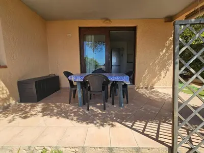 Patio o area all'aperto di Villa vicino al mare