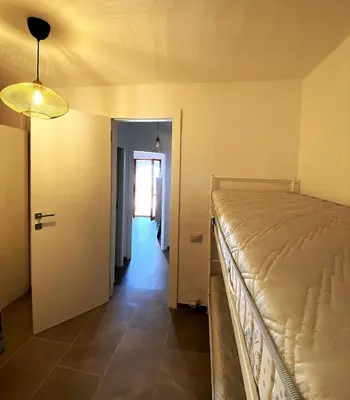 Letto o letti in una camera di Cozy flat stunning sea view, 10' from Chia beaches