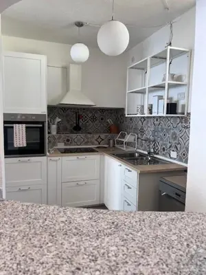 Cucina o angolo cottura di Villa Capo Boi