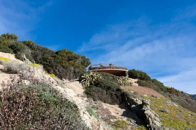 Paesaggio naturale nelle vicinanze della villa