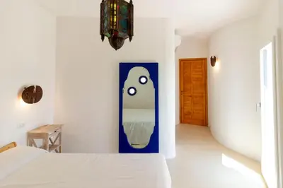 Letto o letti in una camera di Villa Tuna