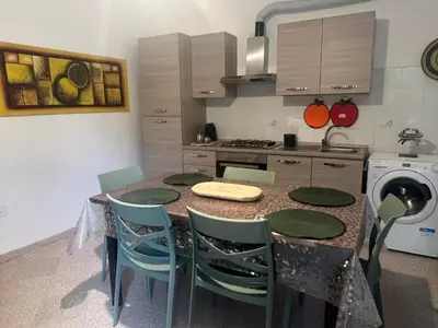 Cucina o angolo cottura di Appartamento fronte spiaggia