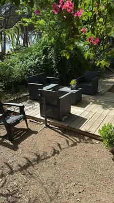 Giardino di Appartamento fronte spiaggia