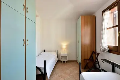 Letto o letti in una camera di Il rifugio del Frank