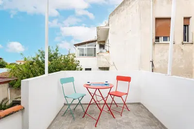 Balcone o terrazza di Il Sole di Cabras-Modern apt in the Heart of Town