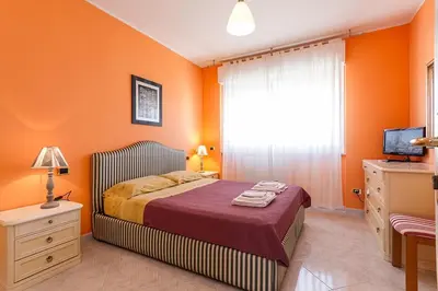 Letto o letti in una camera di B&B Mareya