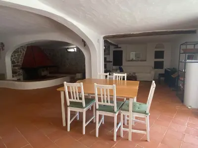 Area soggiorno di Villa Meigama - Porto Giunco