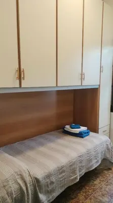 Letto o letti in una camera di Bougainville Bianco
