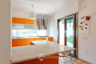 Cucina o angolo cottura di Villa Margine Rosso