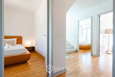 Letto o letti in una camera di Villa Margine Rosso