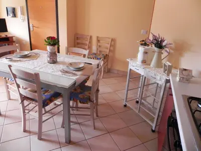 Area soggiorno di Buggerru a Mare Residence