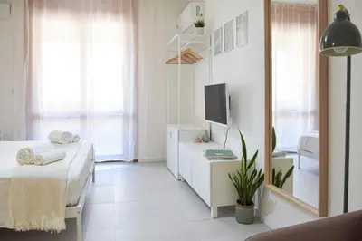 TV o dispositivi per l'intrattenimento presso Poetto Studio, Private Parking, SmartTV, Park View