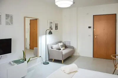 TV o dispositivi per l'intrattenimento presso Poetto Studio, Private Parking, SmartTV, Park View