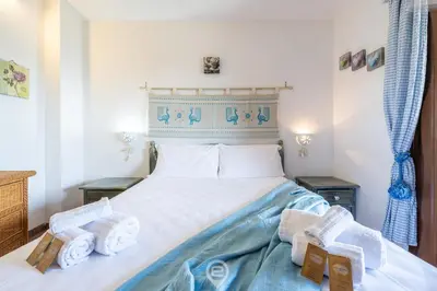 Letto o letti in una camera di Appartamento Romy