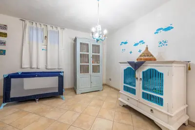 Letto o letti in una camera di Villa Giglio private pool wifi parking and stunning view