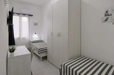 Letto o letti in una camera di Affittacamere La Violica