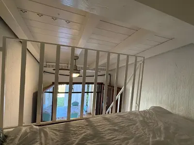 Letto o letti in una camera di Casa Diana